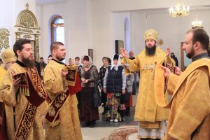 В первый день нового года епископ Амфилохий совершил Божественную Литургию в кафедральном соборе
