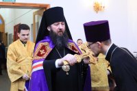 3-В первый день нового года епископ Амфилохий совершил Божественную Литургию в кафедральном соборе