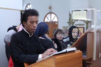 1-«Ныне силы Небесные с нами невидимо служат». В Свято-Андреевском кафедральном соборе совершена первая Литургия Преждеосвященных Даров.
