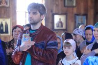 24-В субботу Акафиста епископ Амфилохий совершил Божественную Литургию в Покровском храме Усть-Каменогорска