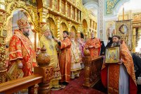 38-	 В Алма-Ате продолжается празднование 145-летия учреждения Туркестанской епархии. Литургия с участием казахстанских иерархов и архипастырей из России и Украины состоялась в Никольском соборе 