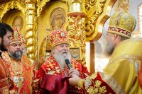 42-	 В Алма-Ате продолжается празднование 145-летия учреждения Туркестанской епархии. Литургия с участием казахстанских иерархов и архипастырей из России и Украины состоялась в Никольском соборе 