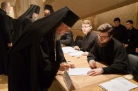 16-	 Глава Православной Церкви Казахстана и архипастыри Митрополичьего округа принимают участие в Архиерейском соборе