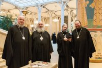 27-	 Глава Православной Церкви Казахстана и архипастыри Митрополичьего округа принимают участие в Архиерейском соборе