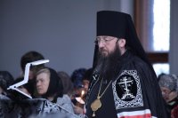 14-Епископ Амфилохий совершил чтение заключительной части Великого покаянного канона преподобного Андрея Критского в Андреевском кафедральном соборе