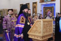 3-В Неделю 5-ю Великого поста епископ Амфилохий совершил Божественную Литургию в Богородице-Рождественском храме Усть-Каменогорска