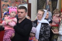 21-В Неделю 5-ю Великого поста епископ Амфилохий совершил Божественную Литургию в Богородице-Рождественском храме Усть-Каменогорска