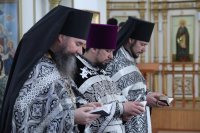 4-Литургия Преждеосвященных Даров и чин освящения колива в пятницу первой седмицы Святой Четыредесятницы
