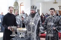 24-Литургия Преждеосвященных Даров и чин освящения колива в пятницу первой седмицы Святой Четыредесятницы