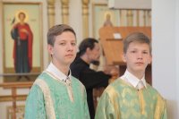 18-Накануне Святой Пятидесятницы в Свято-Андреевском кафедральном соборе было совершено праздничное Всенощное бдение