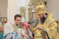 21-Накануне Святой Пятидесятницы в Свято-Андреевском кафедральном соборе было совершено праздничное Всенощное бдение