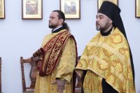 1-В канун Недели о мытаре и фарисее епископ Амфилохий возглавил служение Всенощного бдения в главном храме Рудного Алтая