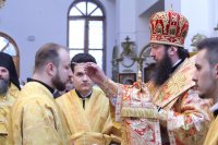 9-В канун Недели о мытаре и фарисее епископ Амфилохий возглавил служение Всенощного бдения в главном храме Рудного Алтая