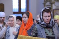 10-В канун Недели о мытаре и фарисее епископ Амфилохий возглавил служение Всенощного бдения в главном храме Рудного Алтая