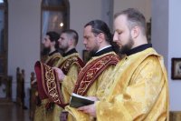 12-В канун Недели о мытаре и фарисее епископ Амфилохий возглавил служение Всенощного бдения в главном храме Рудного Алтая