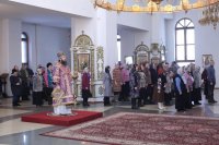 4-В субботу первой седмицы Святой Четыредесятницы епископ Амфилохий совершил Божественную Литургию в Андреевском кафедральном соборе