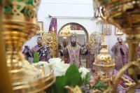10-В субботу первой седмицы Святой Четыредесятницы епископ Амфилохий совершил Божественную Литургию в Андреевском кафедральном соборе