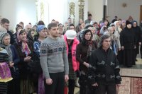18-В субботу первой седмицы Святой Четыредесятницы епископ Амфилохий совершил Божественную Литургию в Андреевском кафедральном соборе