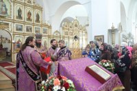 19-В субботу первой седмицы Святой Четыредесятницы епископ Амфилохий совершил Божественную Литургию в Андреевском кафедральном соборе