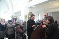 20-В субботу первой седмицы Святой Четыредесятницы епископ Амфилохий совершил Божественную Литургию в Андреевском кафедральном соборе