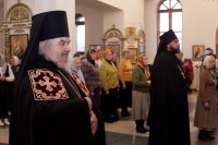 7-В Неделю 22-ю по Пятидесятнице Преосвященнейший епископ Амфилохий совершил Божественную Литургию в Андреевском кафедральном соборе