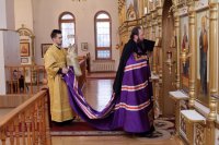 9-В Неделю 22-ю по Пятидесятнице Преосвященнейший епископ Амфилохий совершил Божественную Литургию в Андреевском кафедральном соборе