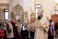 11-В Неделю 22-ю по Пятидесятнице Преосвященнейший епископ Амфилохий совершил Божественную Литургию в Андреевском кафедральном соборе
