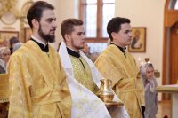 14-В Неделю 22-ю по Пятидесятнице Преосвященнейший епископ Амфилохий совершил Божественную Литургию в Андреевском кафедральном соборе