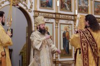 22-В Неделю 22-ю по Пятидесятнице Преосвященнейший епископ Амфилохий совершил Божественную Литургию в Андреевском кафедральном соборе
