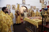 24-В Неделю 22-ю по Пятидесятнице Преосвященнейший епископ Амфилохий совершил Божественную Литургию в Андреевском кафедральном соборе