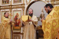 26-В Неделю 22-ю по Пятидесятнице Преосвященнейший епископ Амфилохий совершил Божественную Литургию в Андреевском кафедральном соборе