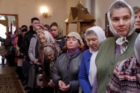 37-В Неделю 22-ю по Пятидесятнице Преосвященнейший епископ Амфилохий совершил Божественную Литургию в Андреевском кафедральном соборе