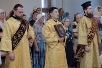 15-В Неделю 9-ю по Пятидесятнице епископ Амфилохий совершил Божественную Литургию в Андреевском кафедральном соборе