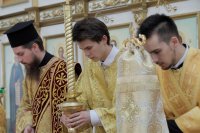 16-В Неделю 9-ю по Пятидесятнице епископ Амфилохий совершил Божественную Литургию в Андреевском кафедральном соборе