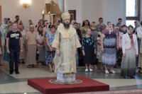 17-В Неделю 9-ю по Пятидесятнице епископ Амфилохий совершил Божественную Литургию в Андреевском кафедральном соборе