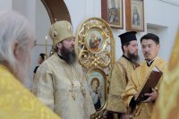 26-В Неделю 9-ю по Пятидесятнице епископ Амфилохий совершил Божественную Литургию в Андреевском кафедральном соборе