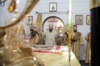 28-В Неделю 9-ю по Пятидесятнице епископ Амфилохий совершил Божественную Литургию в Андреевском кафедральном соборе