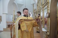 29-В Неделю 9-ю по Пятидесятнице епископ Амфилохий совершил Божественную Литургию в Андреевском кафедральном соборе