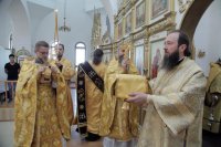 31-В Неделю 9-ю по Пятидесятнице епископ Амфилохий совершил Божественную Литургию в Андреевском кафедральном соборе