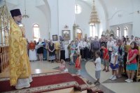39-В Неделю 9-ю по Пятидесятнице епископ Амфилохий совершил Божественную Литургию в Андреевском кафедральном соборе