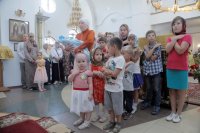 40-В Неделю 9-ю по Пятидесятнице епископ Амфилохий совершил Божественную Литургию в Андреевском кафедральном соборе