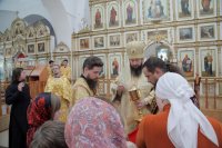 41-В Неделю 9-ю по Пятидесятнице епископ Амфилохий совершил Божественную Литургию в Андреевском кафедральном соборе