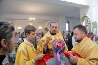 43-В Неделю 9-ю по Пятидесятнице епископ Амфилохий совершил Божественную Литургию в Андреевском кафедральном соборе