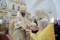 49-В Неделю 9-ю по Пятидесятнице епископ Амфилохий совершил Божественную Литургию в Андреевском кафедральном соборе