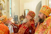 28-Епископ Усть-Каменогорский и Семипалатинский Амфилохий сослужил Главе Казахстанского Митрополичьего округа перед мироточивым образом Царицы Небесной "Умягчение злых сердец" в Благовещенском соборе Павлодара