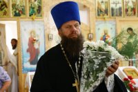 7-Рождество Предтечи и Крестителя Господня Иоанна. Управляющий Усть-Каменогорской епархией совершил Литургию в Иоанно-Предтеченском храме п. Первомайский.