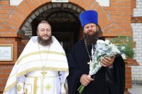 9-Рождество Предтечи и Крестителя Господня Иоанна. Управляющий Усть-Каменогорской епархией совершил Литургию в Иоанно-Предтеченском храме п. Первомайский.
