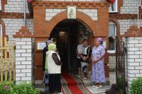 12-Рождество Предтечи и Крестителя Господня Иоанна. Управляющий Усть-Каменогорской епархией совершил Литургию в Иоанно-Предтеченском храме п. Первомайский.