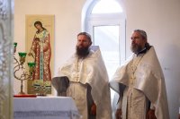 22-Рождество Предтечи и Крестителя Господня Иоанна. Управляющий Усть-Каменогорской епархией совершил Литургию в Иоанно-Предтеченском храме п. Первомайский.