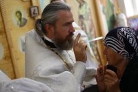 29-Рождество Предтечи и Крестителя Господня Иоанна. Управляющий Усть-Каменогорской епархией совершил Литургию в Иоанно-Предтеченском храме п. Первомайский.